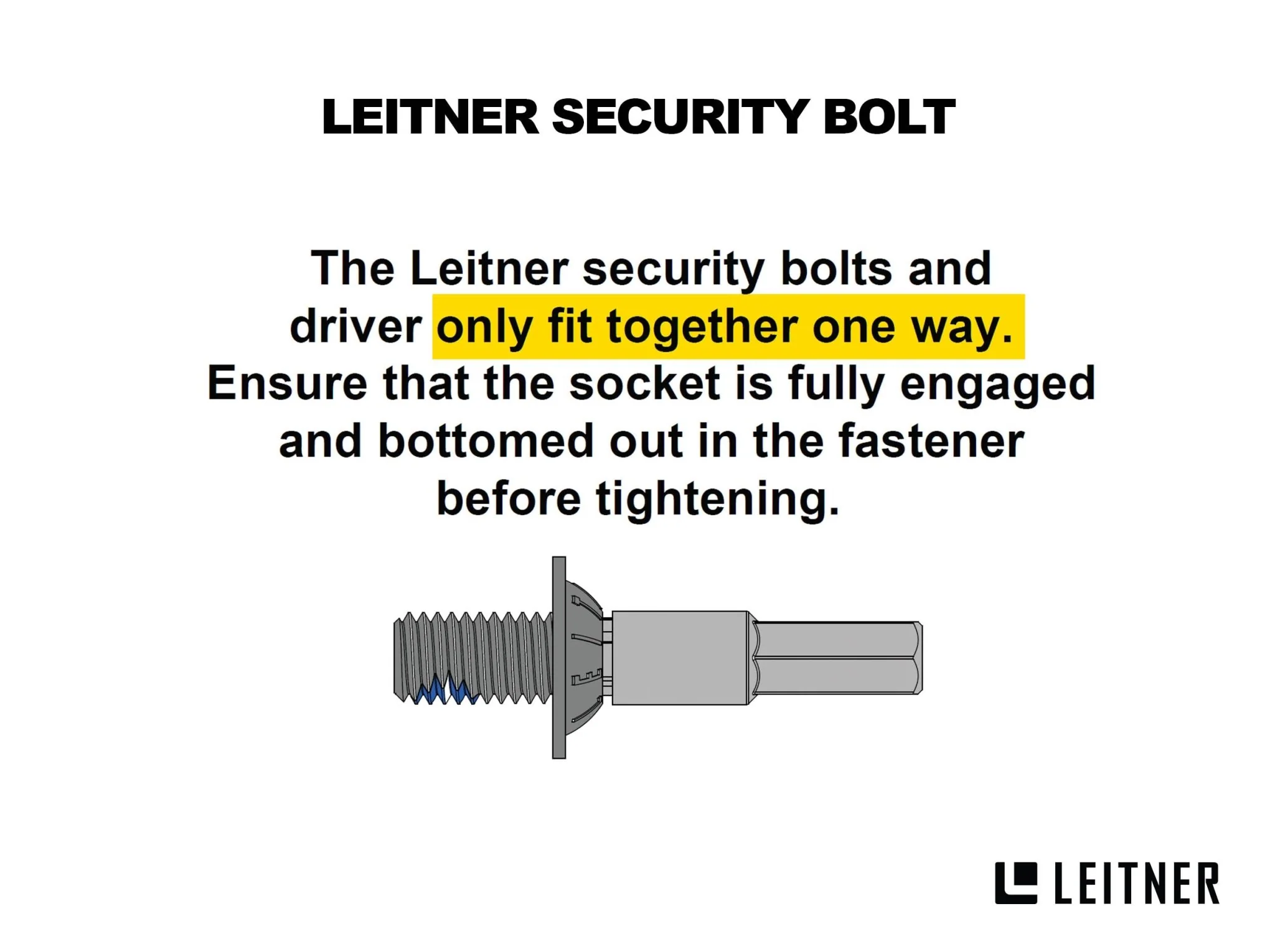 SECURITY BOLT KIT - Image 5